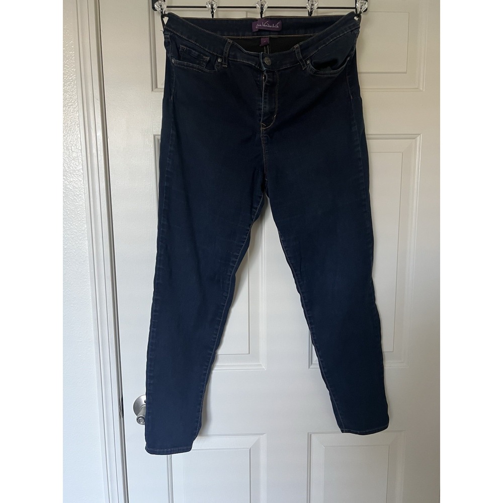 Gloria‎ Vanderbilt Women's Alexandra Dark Wash Skinny Jeans Vintage Y2k